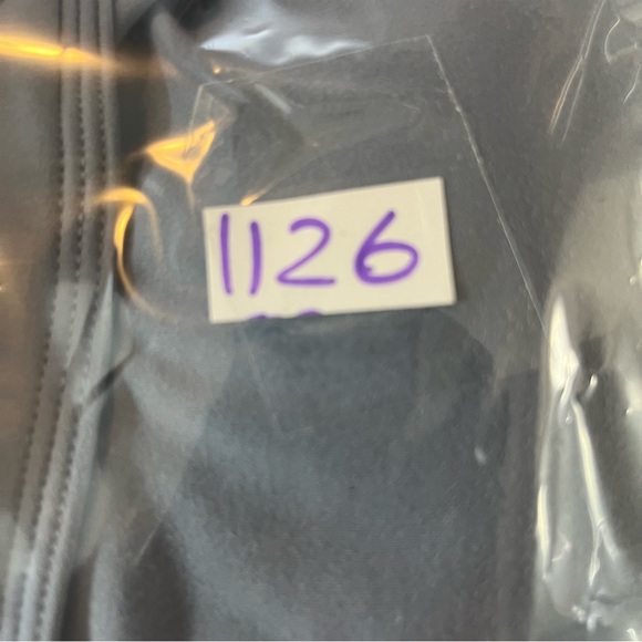 alphalete surface laser cut wrap bra NIGHT SKY active sports bra size XS - Picture 7 of 7